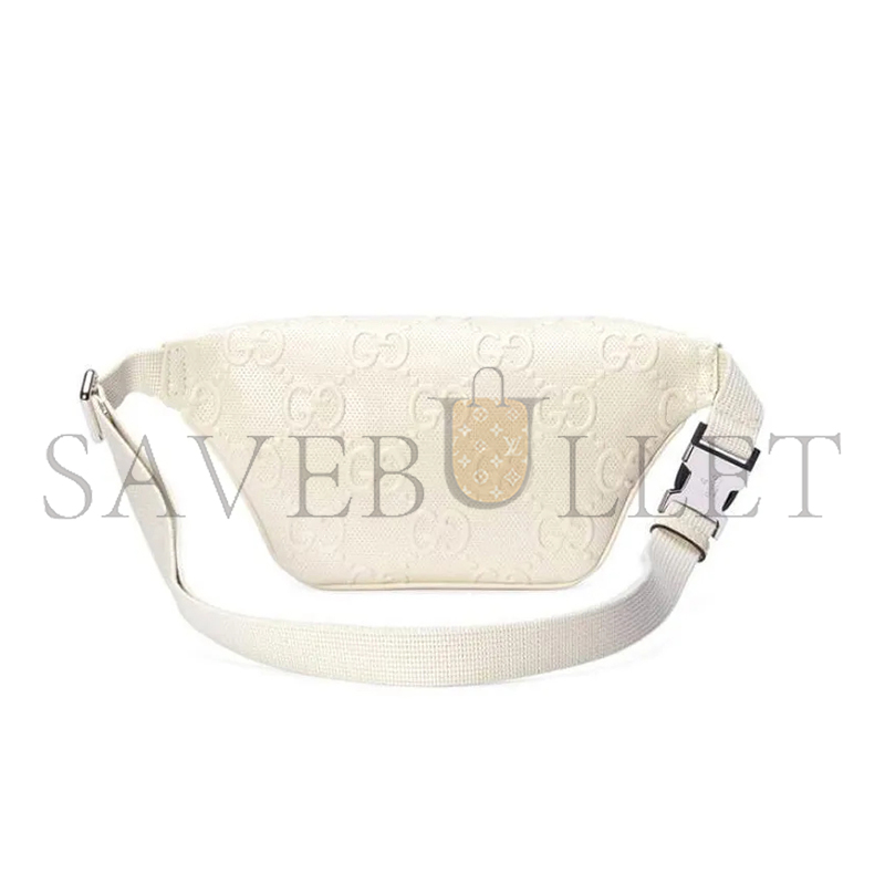 GUCCI GG EMBOSSED BELT BAG 658582 (23*13*5cm)